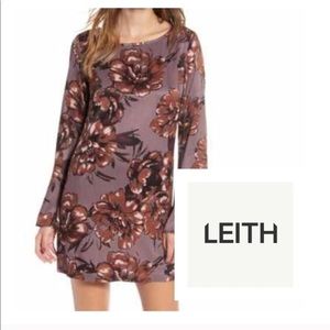 Leith floral shift dress